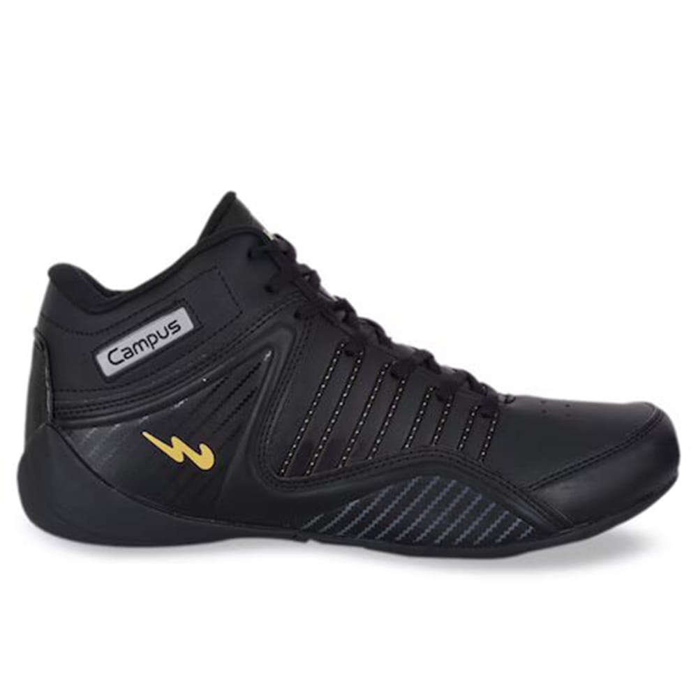 Men White Synthetic Mid-Top Basketball Shoes