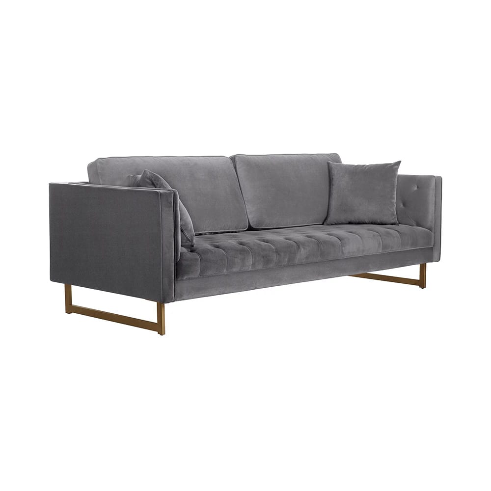 Maklaine Modern Lenox Velvet Modern Sofa Lenox - Imagen 2