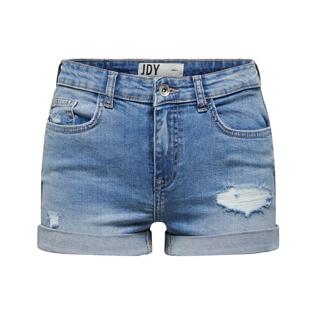 Tight Fit Mid waist Destroyed Shorts women